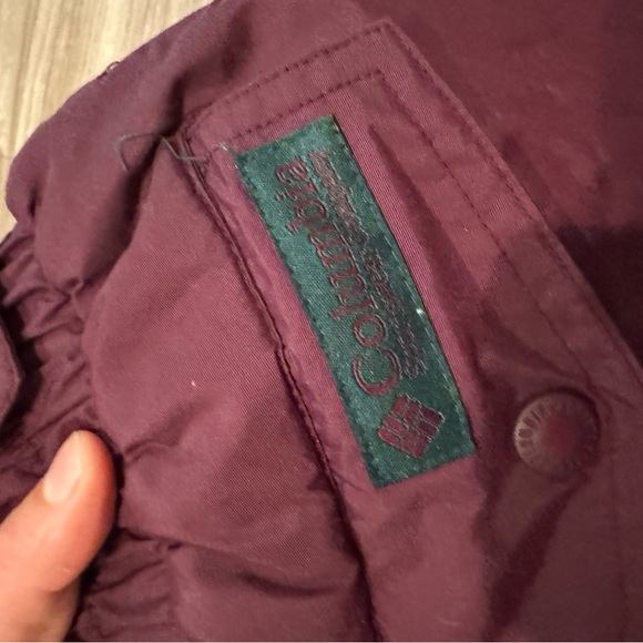 ColumbiaFreestyle Nylon SnowPants Men’s L Purple Waterproof Snowboarding - Picture 3 of 4